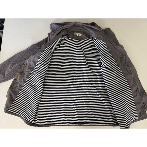 41 HAWTHORN Women's Taupe Gray Anorak Hooded Utility Jacket Sz L - Picture 6 of 7